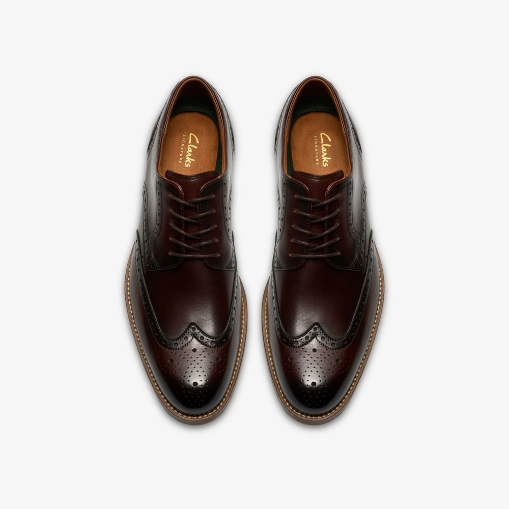 Craft Remi Tip Brown Leather | Clarks outlet