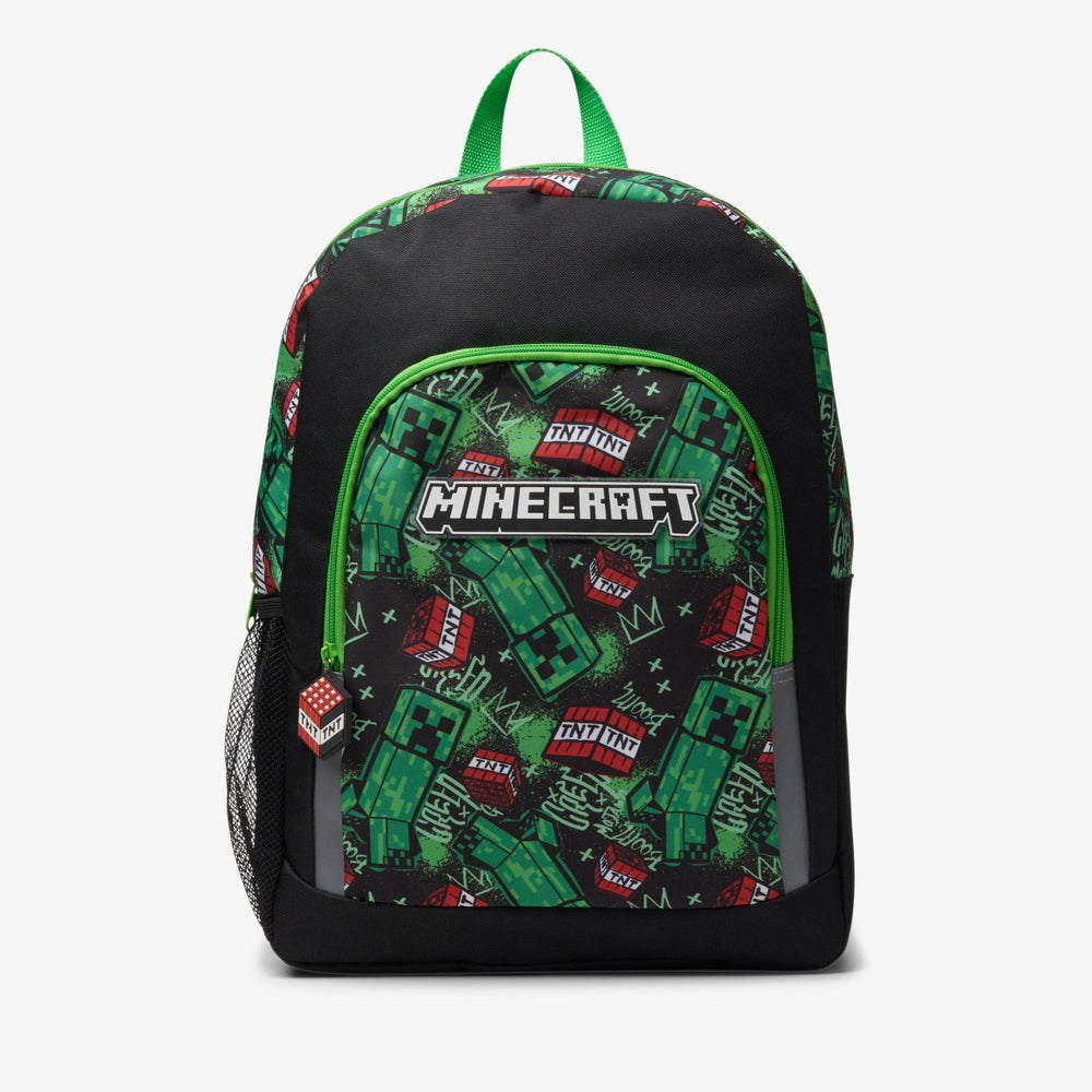 Minecraft Large Backpack Black/Green | Clarks discount