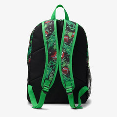 Minecraft Large Backpack Black/Green | Clarks discount