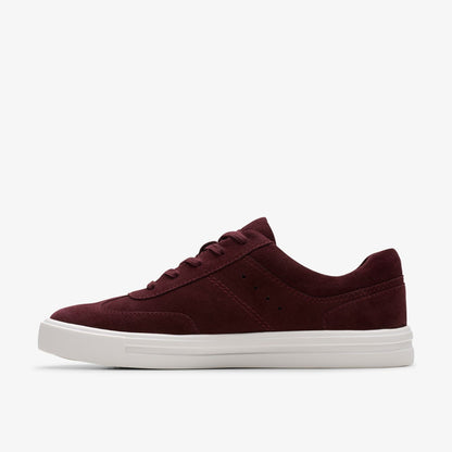 Makea Court Burgundy Suede | Clarks online