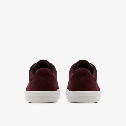 Makea Court Burgundy Suede | Clarks online