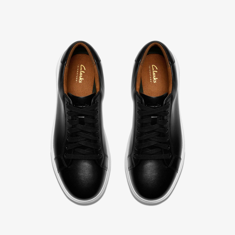 Goswell Tie Black Leather | Clarks online