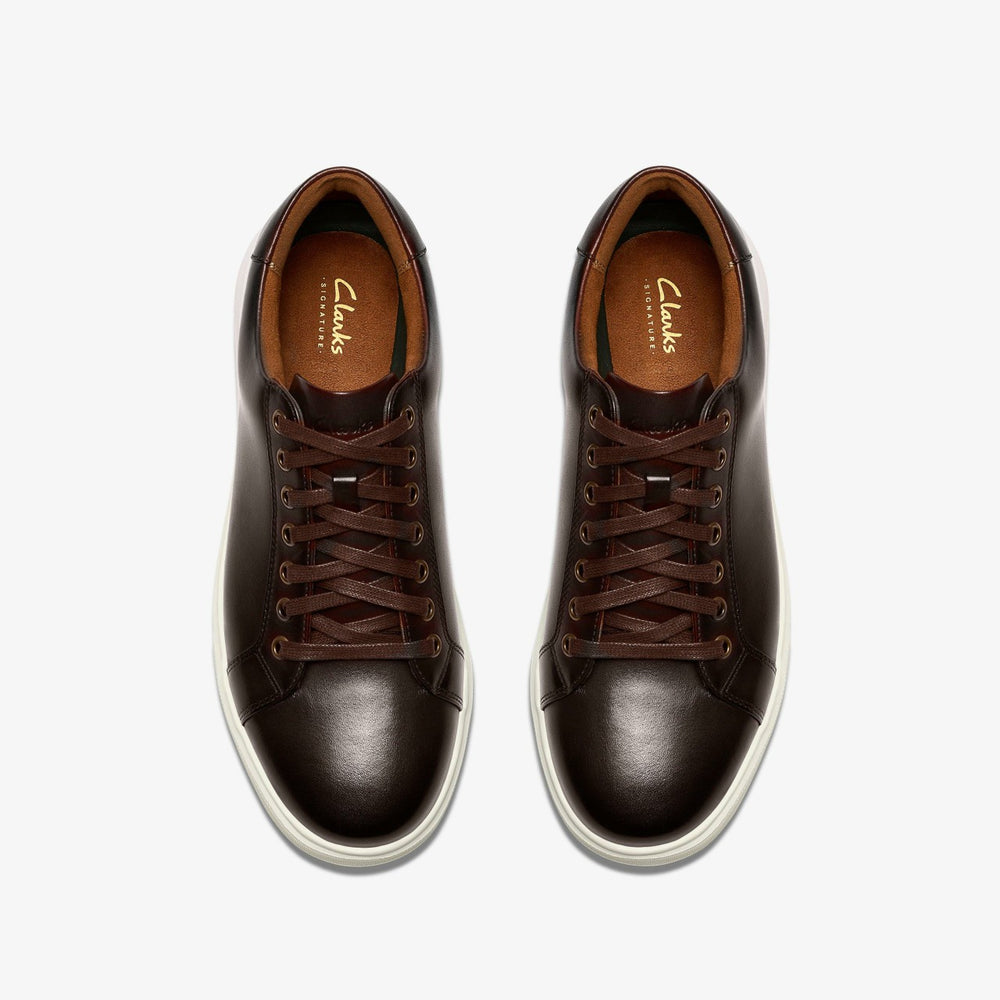 Goswell Tie Brown Leather | Clarks online