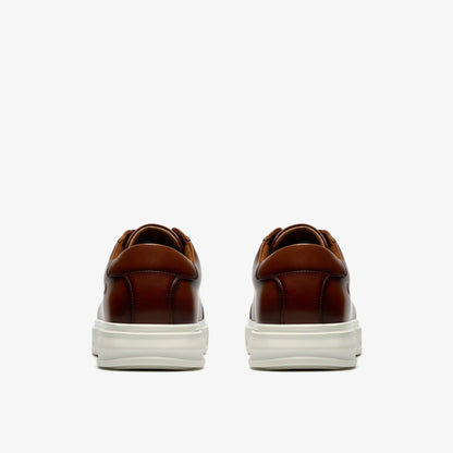 Goswell Tie Tan Leather | Clarks on Sale