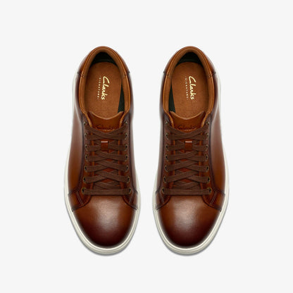 Goswell Tie Tan Leather | Clarks on Sale