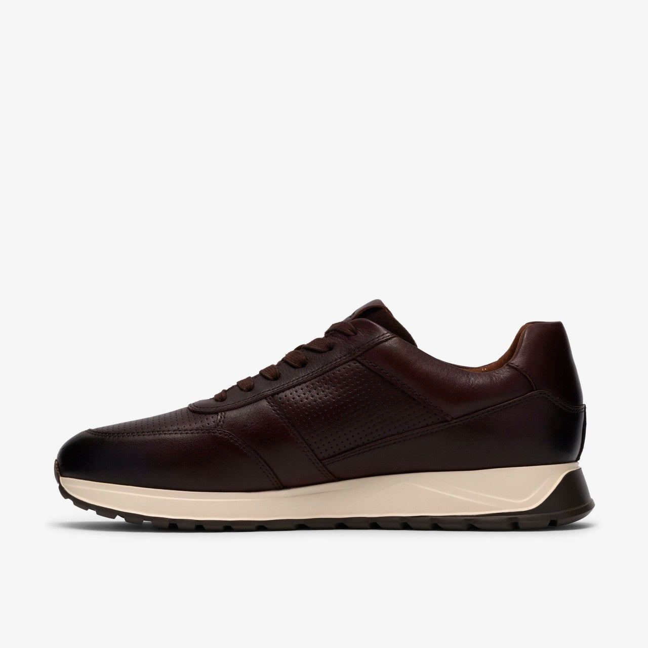 Radwell Tie Brown Leather | Clarks for sale