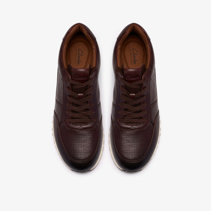 Radwell Tie Brown Leather | Clarks for sale