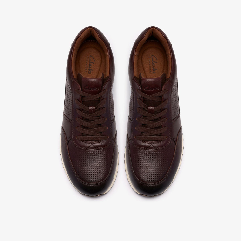 Radwell Tie Brown Leather | Clarks for sale
