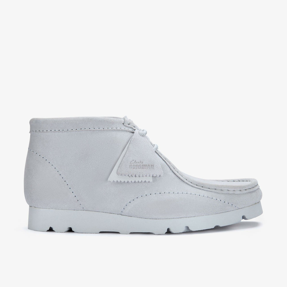 Wallabee Boot PAF Grey/Blue | Clarks on Sale