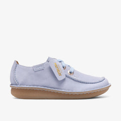 Funny Dream Light Blue Suede | Clarks for sale