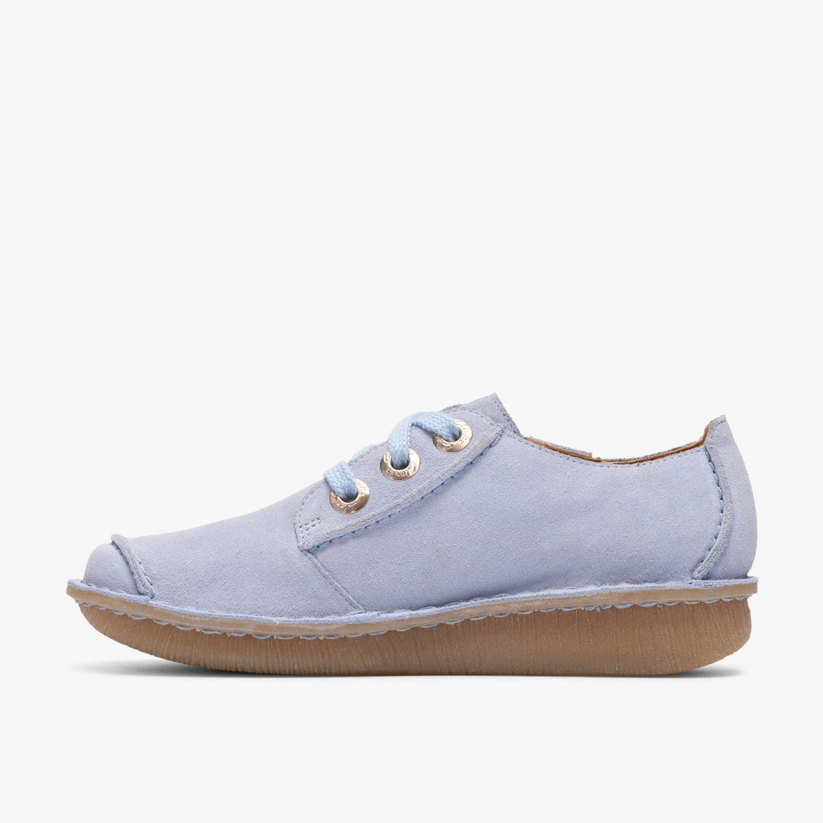 Funny Dream Light Blue Suede | Clarks for sale