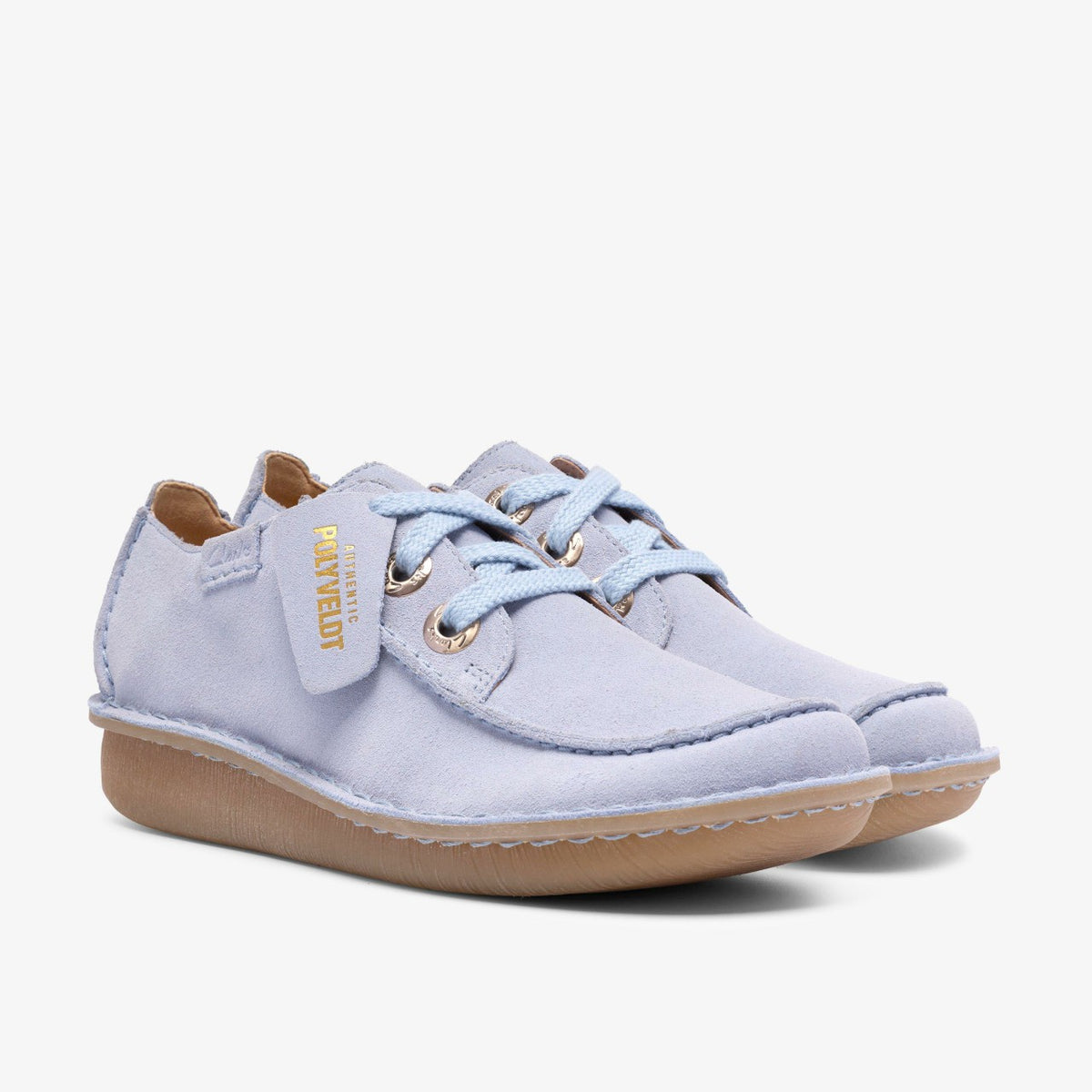 Funny Dream Light Blue Suede | Clarks for sale