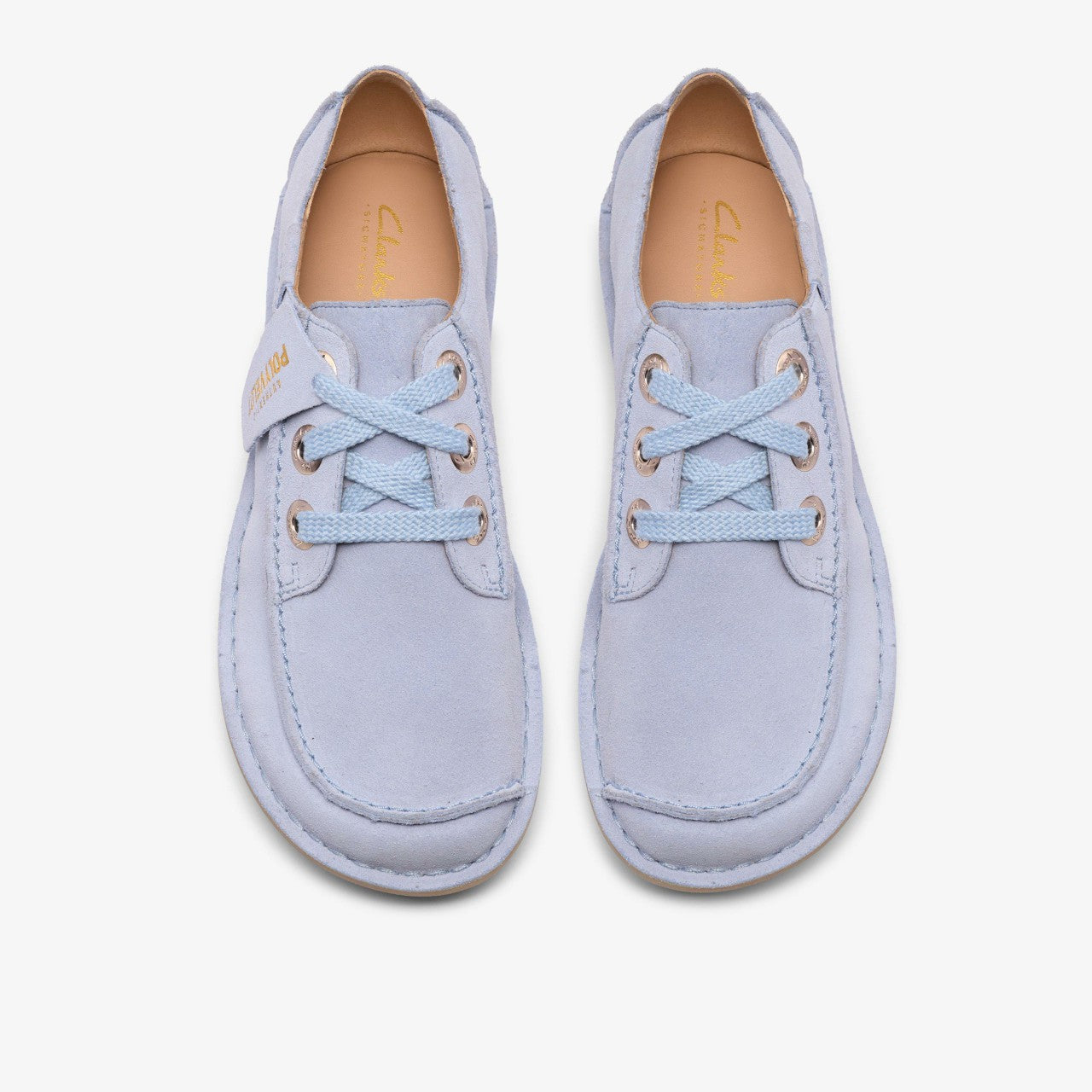 Funny Dream Light Blue Suede | Clarks for sale