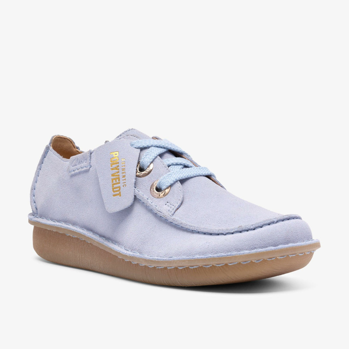 Funny Dream Light Blue Suede | Clarks for sale