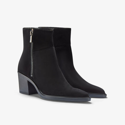 Jesse Zip Black Suede | Clarks outlet