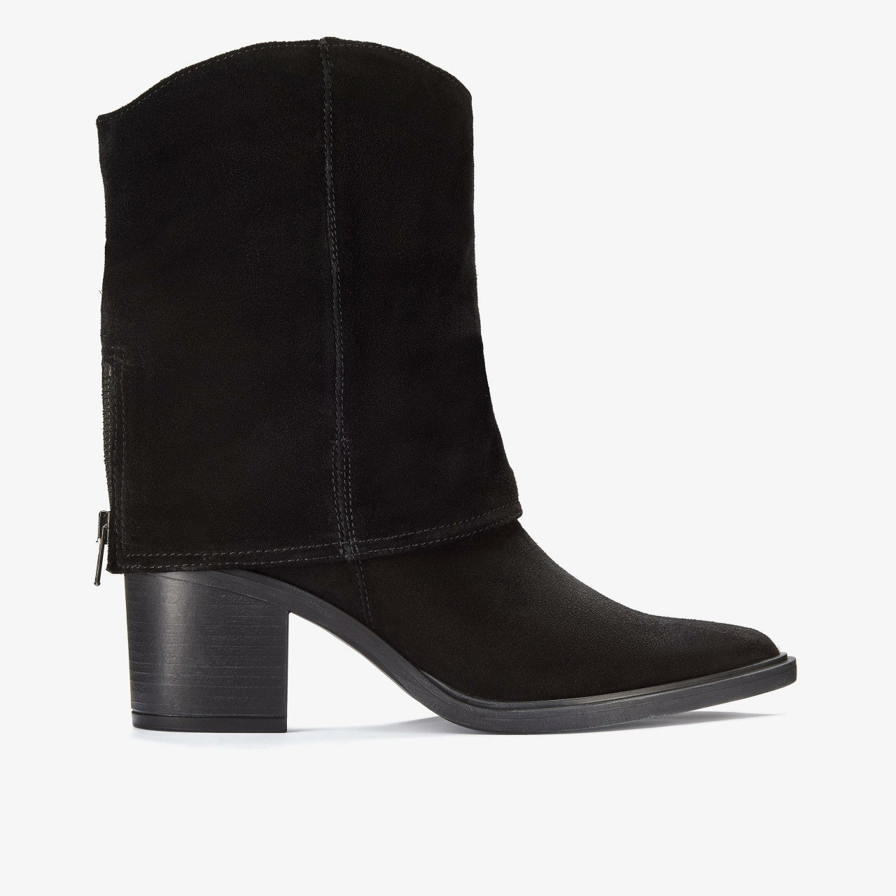 Jesse Mid Black Suede | Clarks online