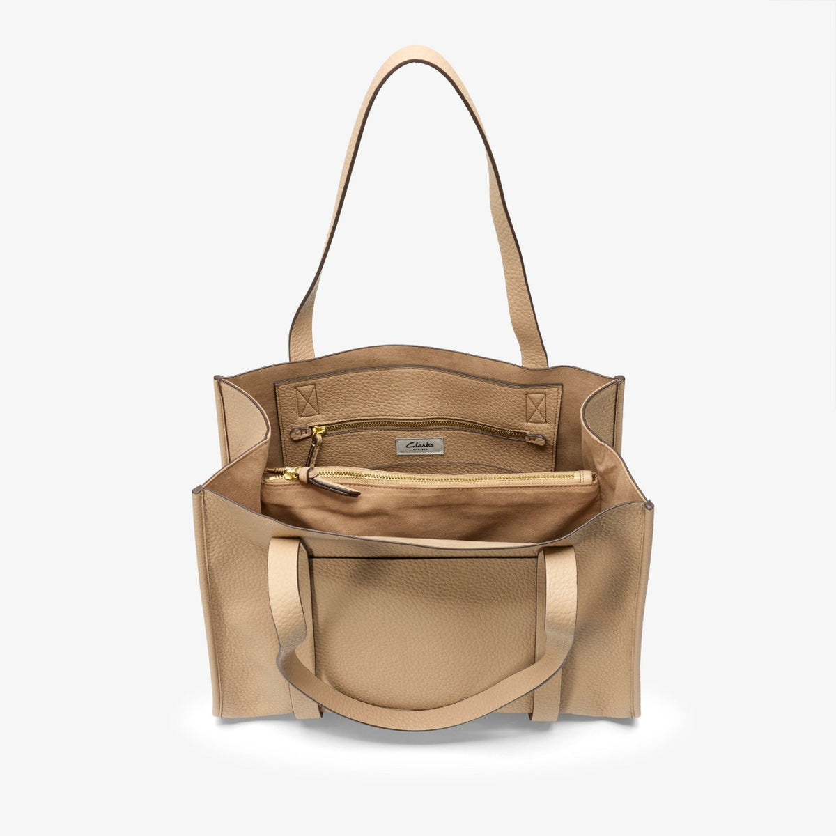 Shopper Tote Beige | Clarks online