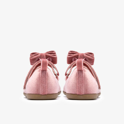 Charm Bow Kid Dusty Pink | Clarks for sale