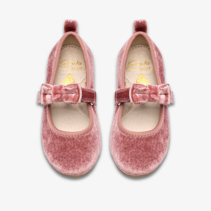 Charm Bow Toddler Dusty Pink | Clarks Sale