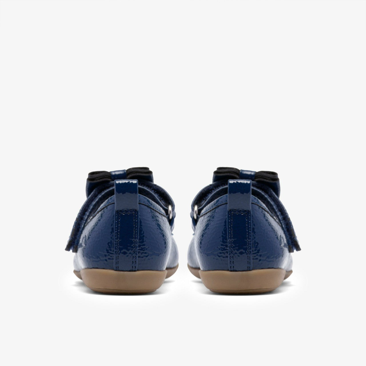Charm Bow Toddler Navy Patent | Clarks on Sale