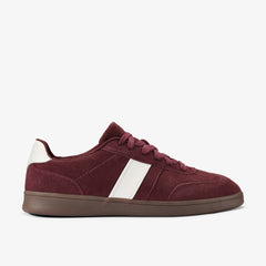 Seco Speed Burgundy Suede | Clarks for sale