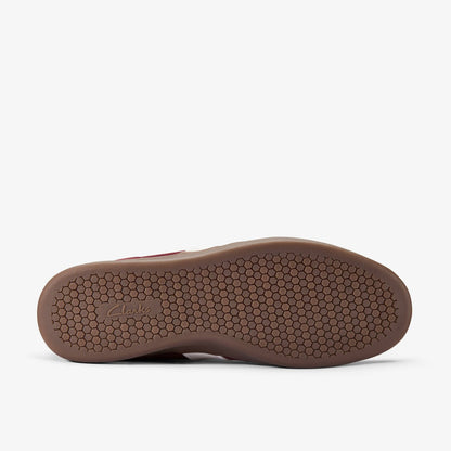 Seco Speed Burgundy Suede | Clarks for sale