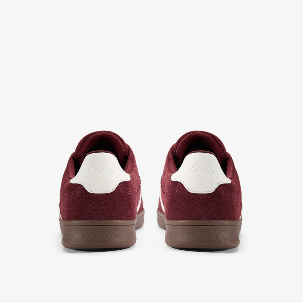 Seco Speed Burgundy Suede | Clarks for sale