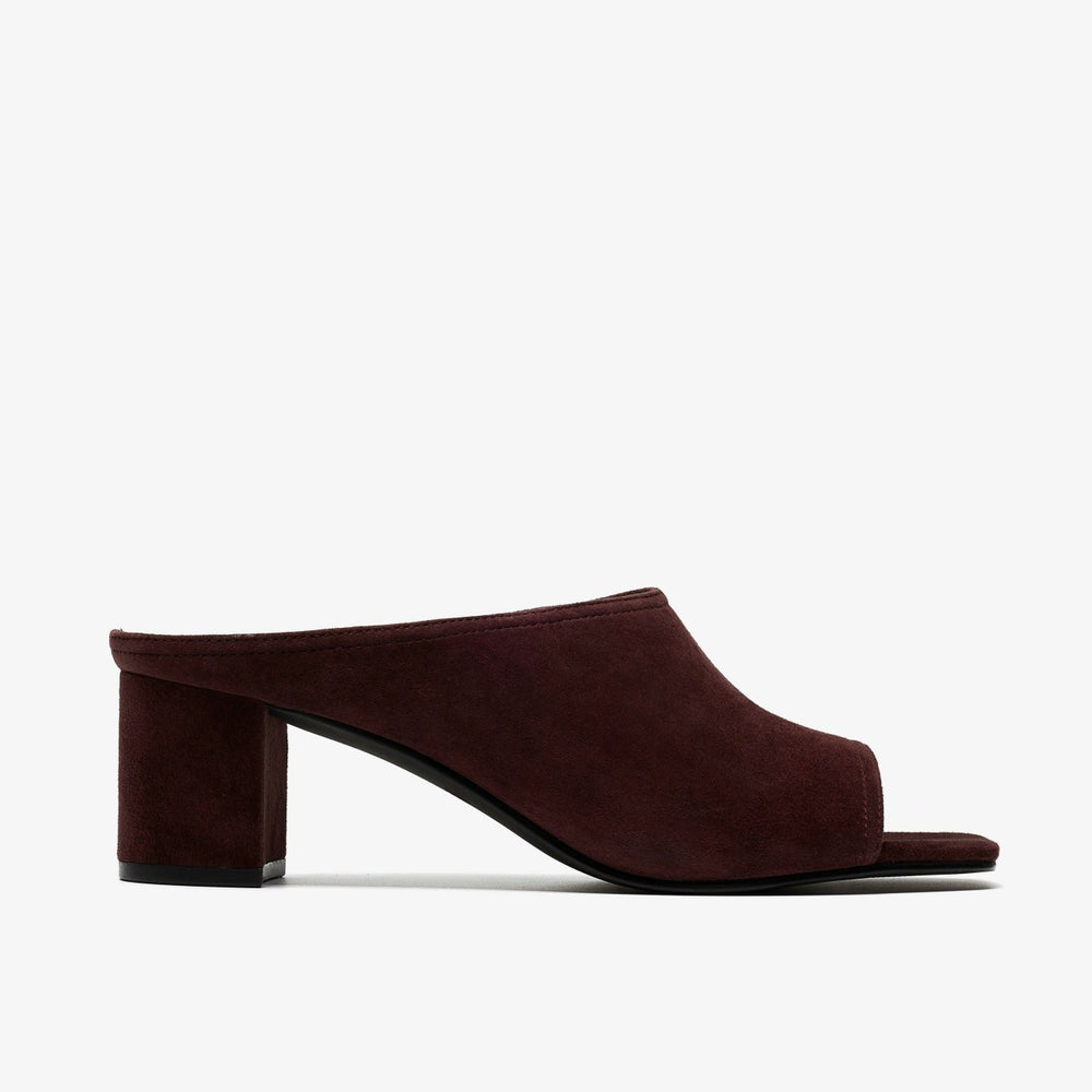 Siray Mule Dark Brown Suede | Clarks on Sale