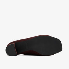 Siray Mule Dark Brown Suede | Clarks on Sale