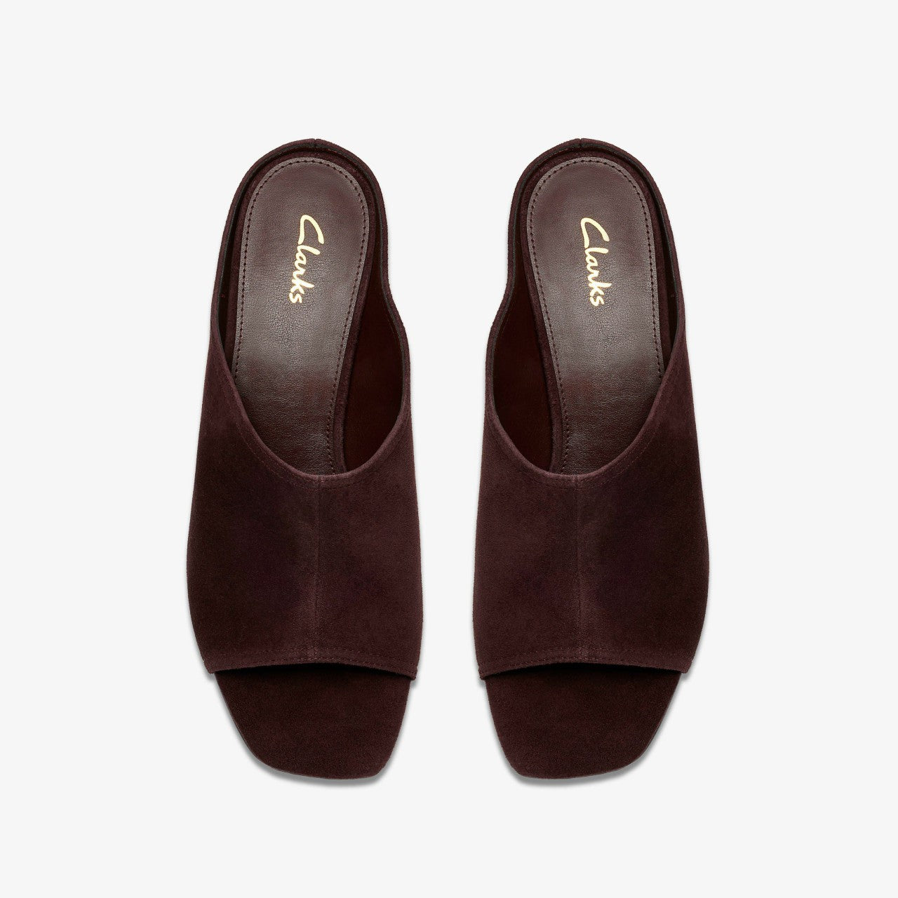 Siray Mule Dark Brown Suede | Clarks on Sale