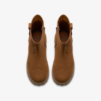 Adelaide Mid Kid Tan | Clarks online