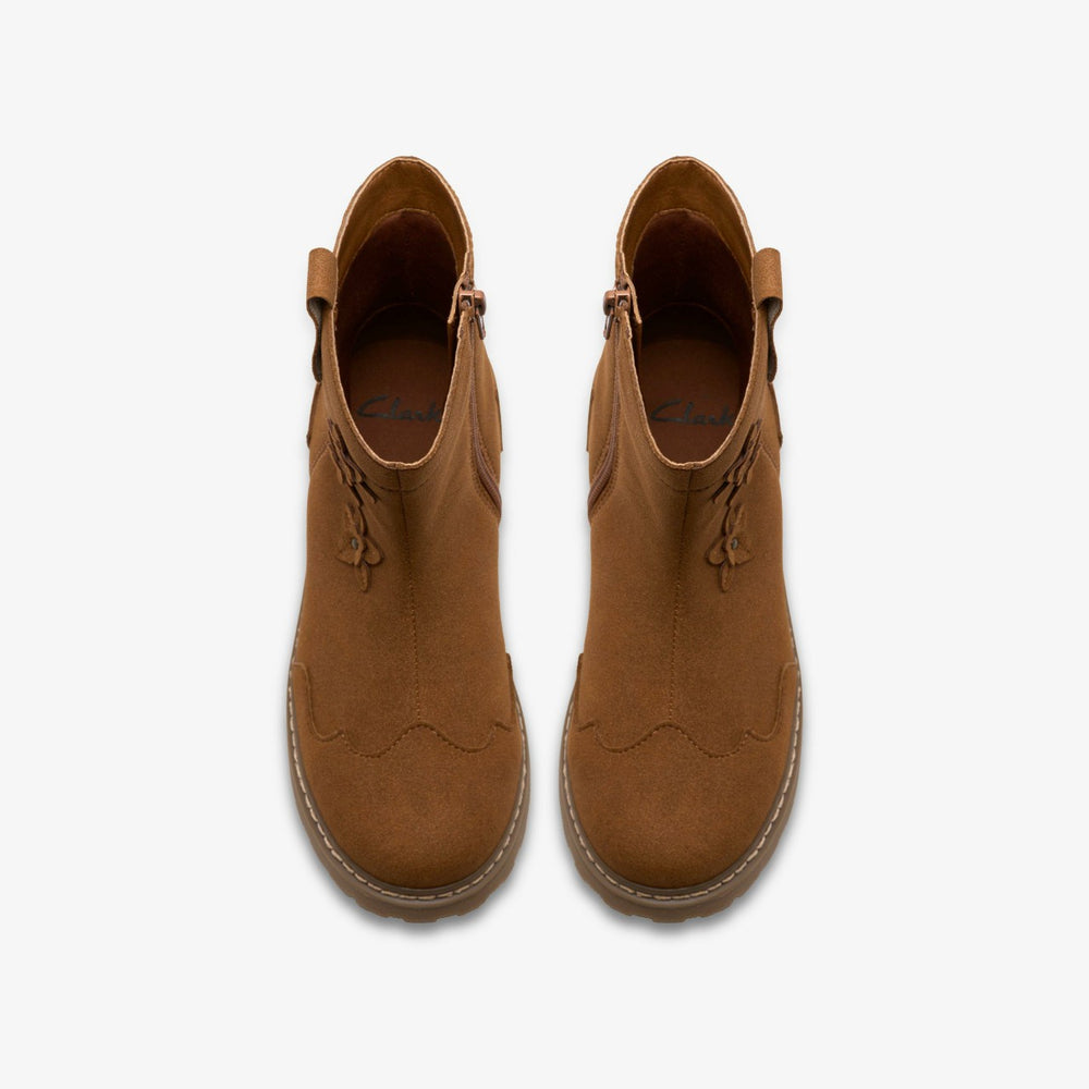 Adelaide Mid Kid Tan | Clarks online