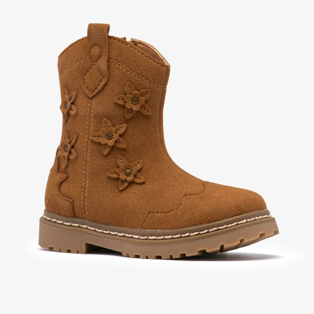 Adelaide Mid Toddler Tan | Clarks outlet