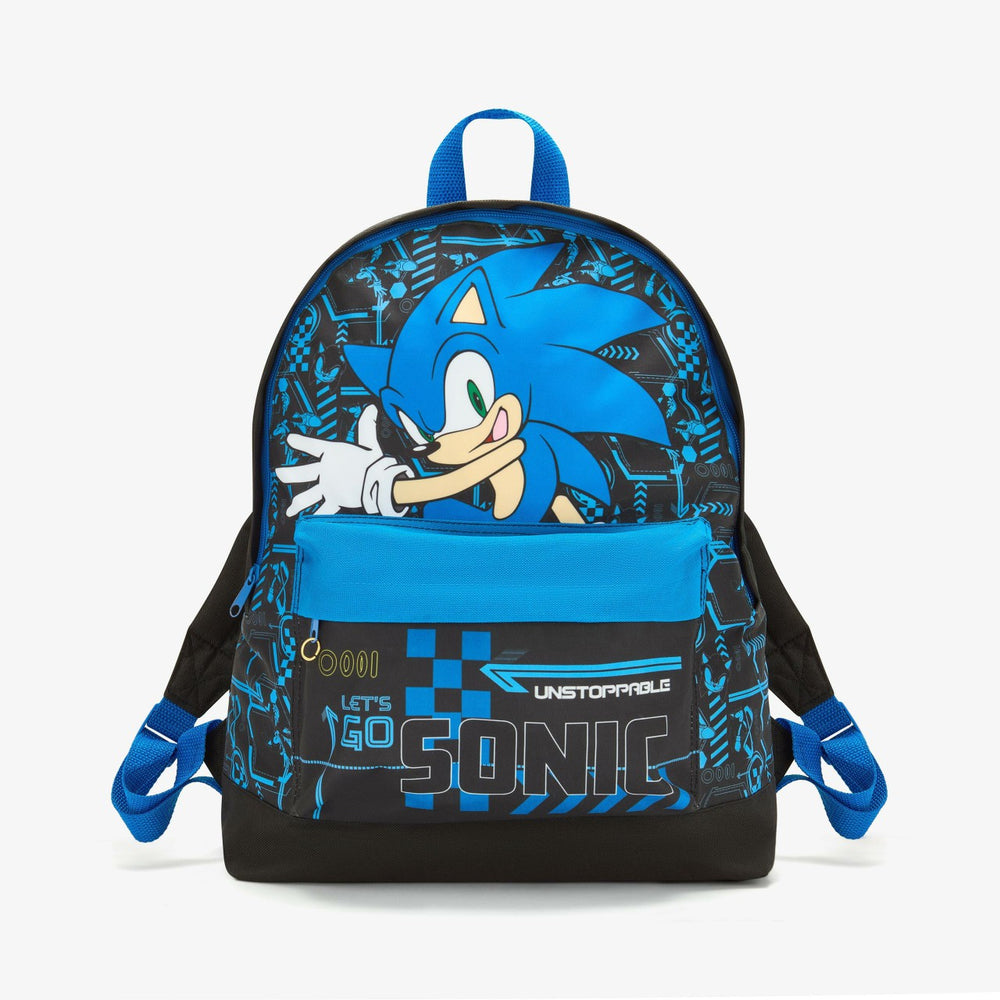 Sonic Play Backpack Black/Blue | Clarks outlet