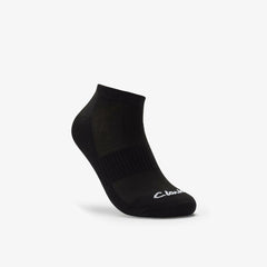 Ankle Socks 3 Pack Size 6-11 Black Black | Clarks for sale