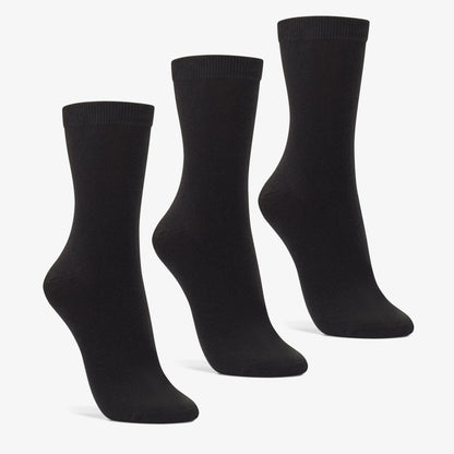 3 Pack Socks Size 2-8 Black Black | Clarks outlet