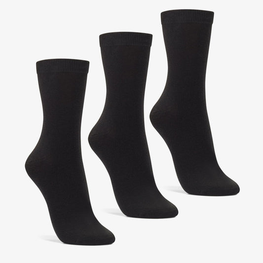 3 Pack Socks Size 2-8 Black Black | Clarks outlet