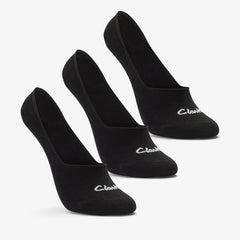 Sock Liners 3 Pack Size 2-8 Black Black | Clarks online