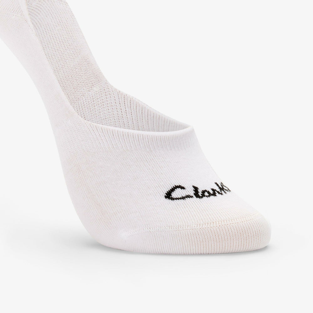 Sock Liners 3 Pack Size 2-8 White | Clarks on Sale