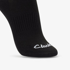 Ankle Socks 3 Pack Size 2-8 Black Black | Clarks for sale