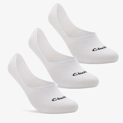 Sock Liners 3 Pack Size 6-11 White | Clarks discount